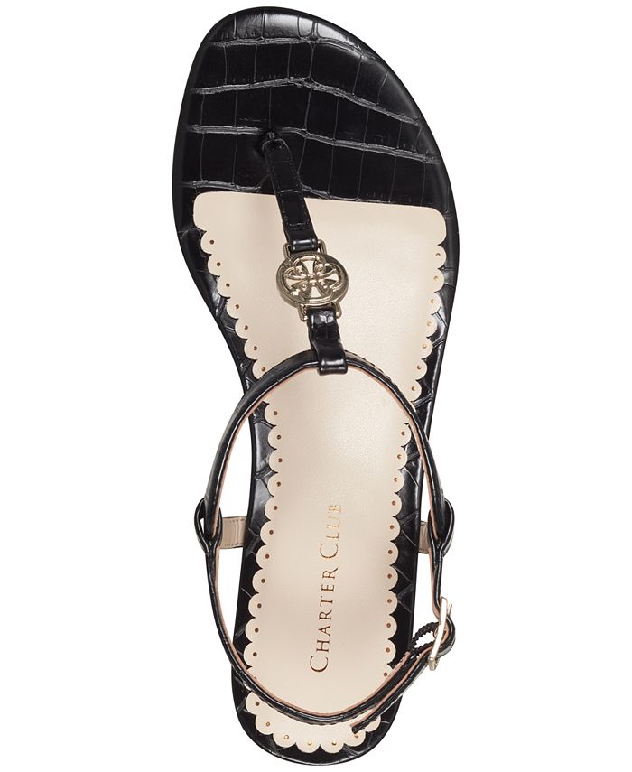 Charter Club Palerrmo Wedge Sandals, Created for Macy's & Reviews ...