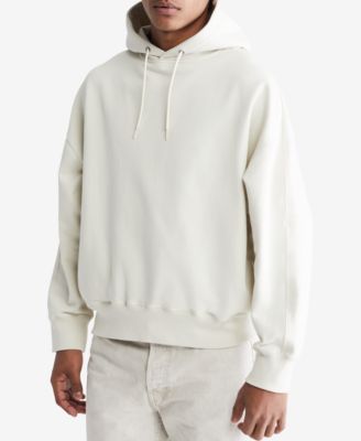 calvin klein men's fleece hoodie logo popover sweatshirt