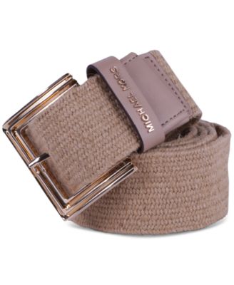 Michael Kors - Wide Stretch Straw Belt