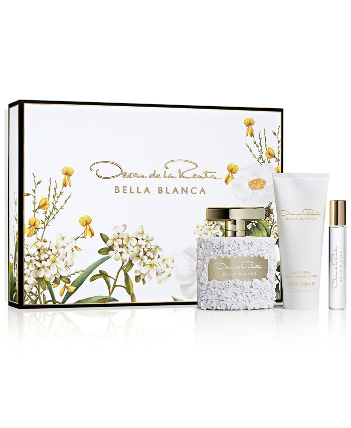 Oscar de la Renta 3 Pc. Bella Blanca Gift Set Macy s