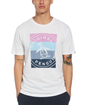 Original Penguin - Men's Colorblocked Stamp Logo Graphic T-Shirt