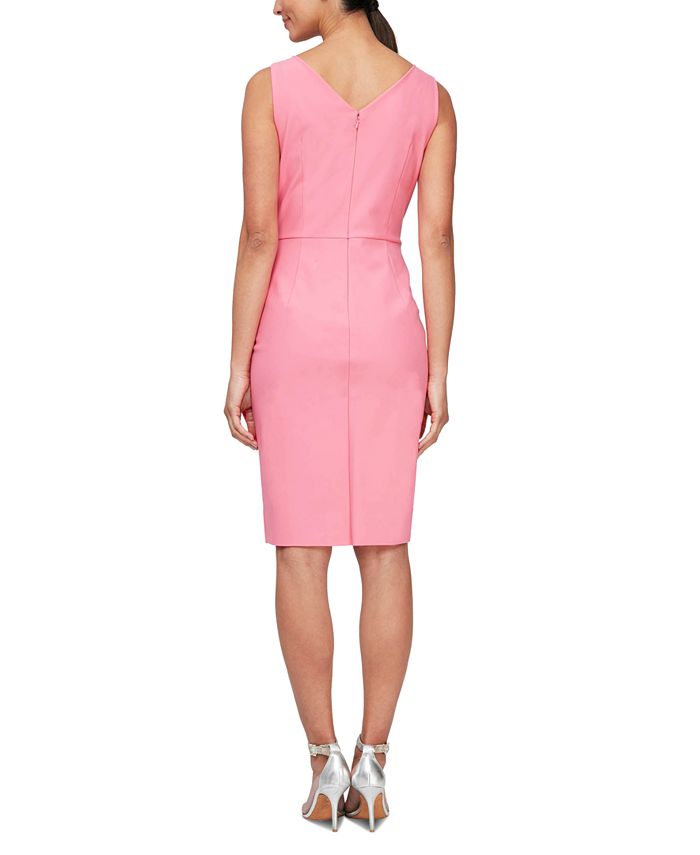 Alex Evenings Compression Embellished Ruched Sheath Dress & Reviews ...