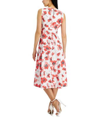 Anne Klein Floral Midi Dress \u0026 Reviews 
