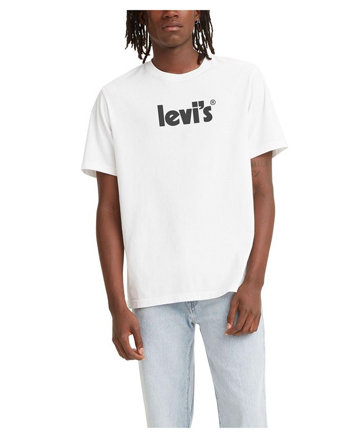 Levi's Men's Big and Tall Relaxed Fit Crewneck T-shirt & Reviews - T-Shirts  - Men - Macy's