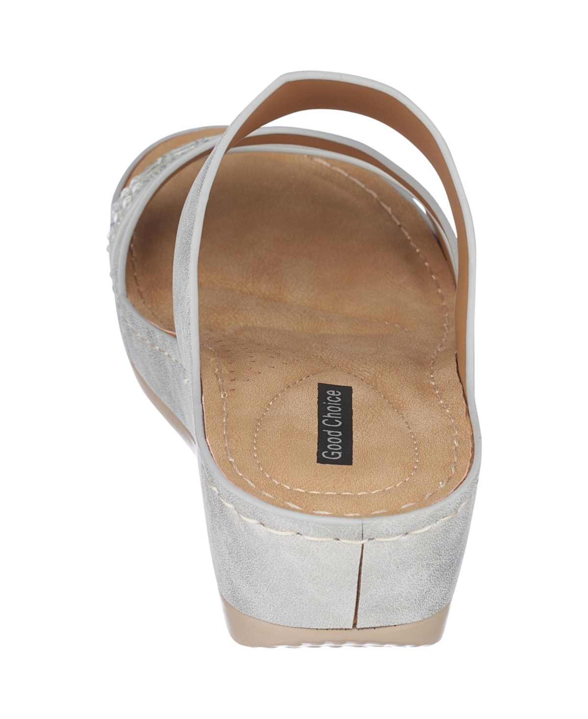 Gc Shoes Women's Tera Wedge Sandals - Silver-Tone