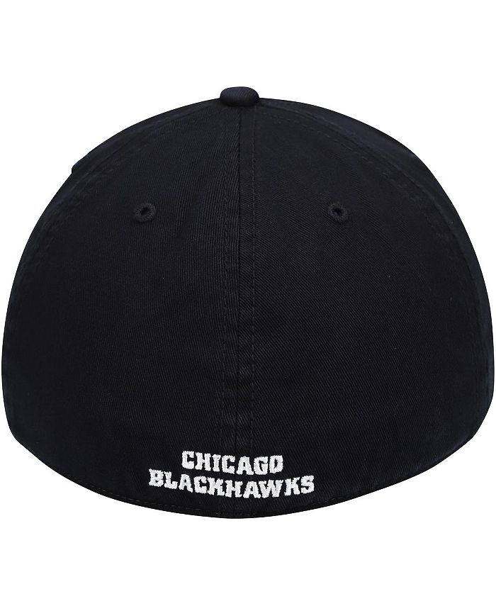 Men's '47 Black Chicago Blackhawks Team Franchise Fitted Hat Size: Large