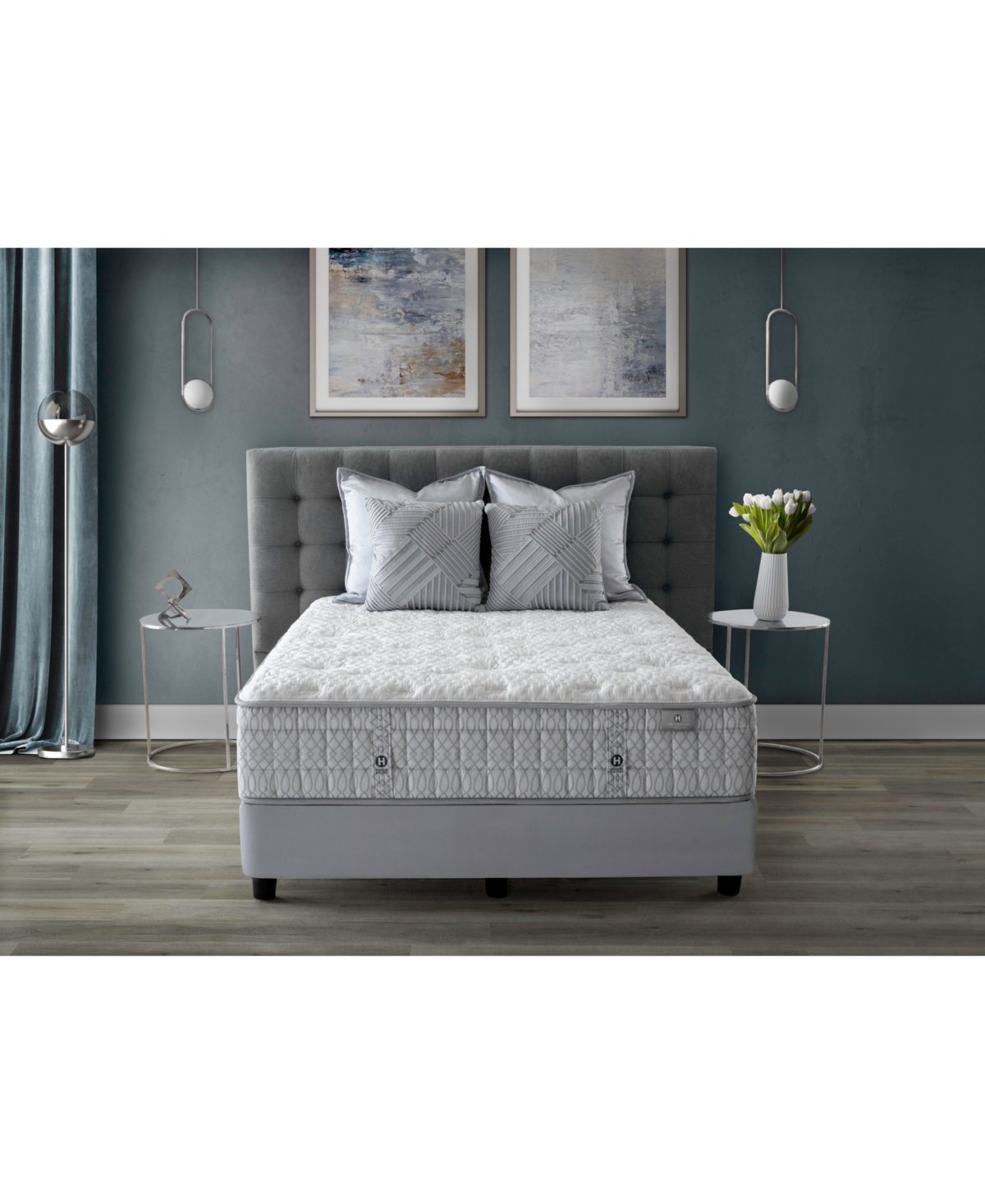 Hotel Collection By Aireloom Coppertech Silver 12.5" Firm Mattress- California King, Created For Macy's