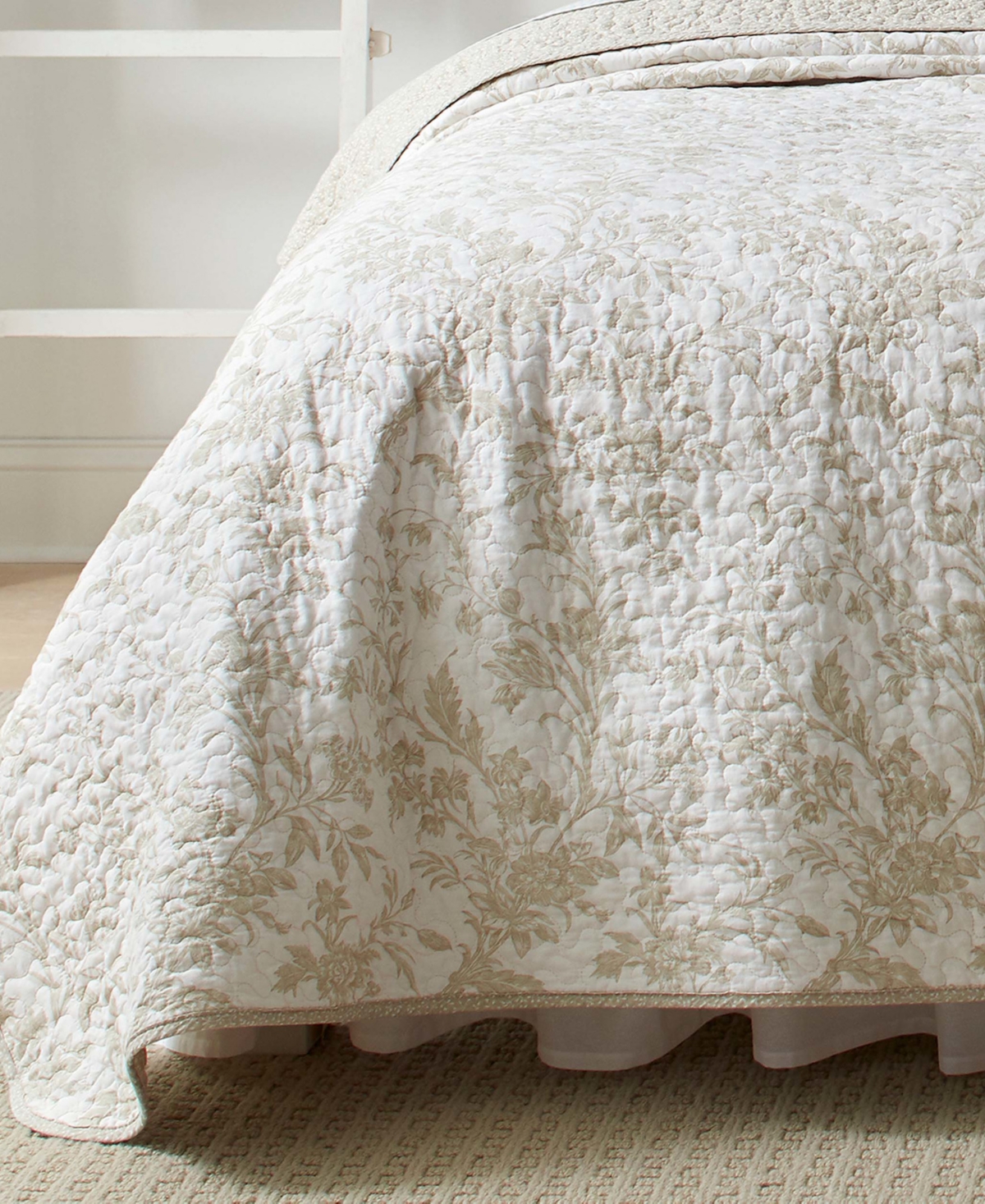 Laura Ashley Amberley Cotton Reversible -Pc. Quilt Set