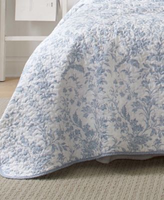 Amberley Cotton Reversible 2-Pc. Quilt Set, Twin