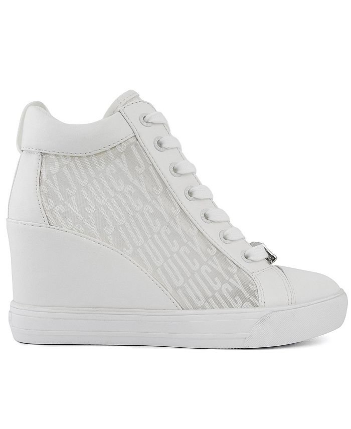 Juicy Couture Women's Jorgia Wedge Lace-Up Sneakers & Reviews ...