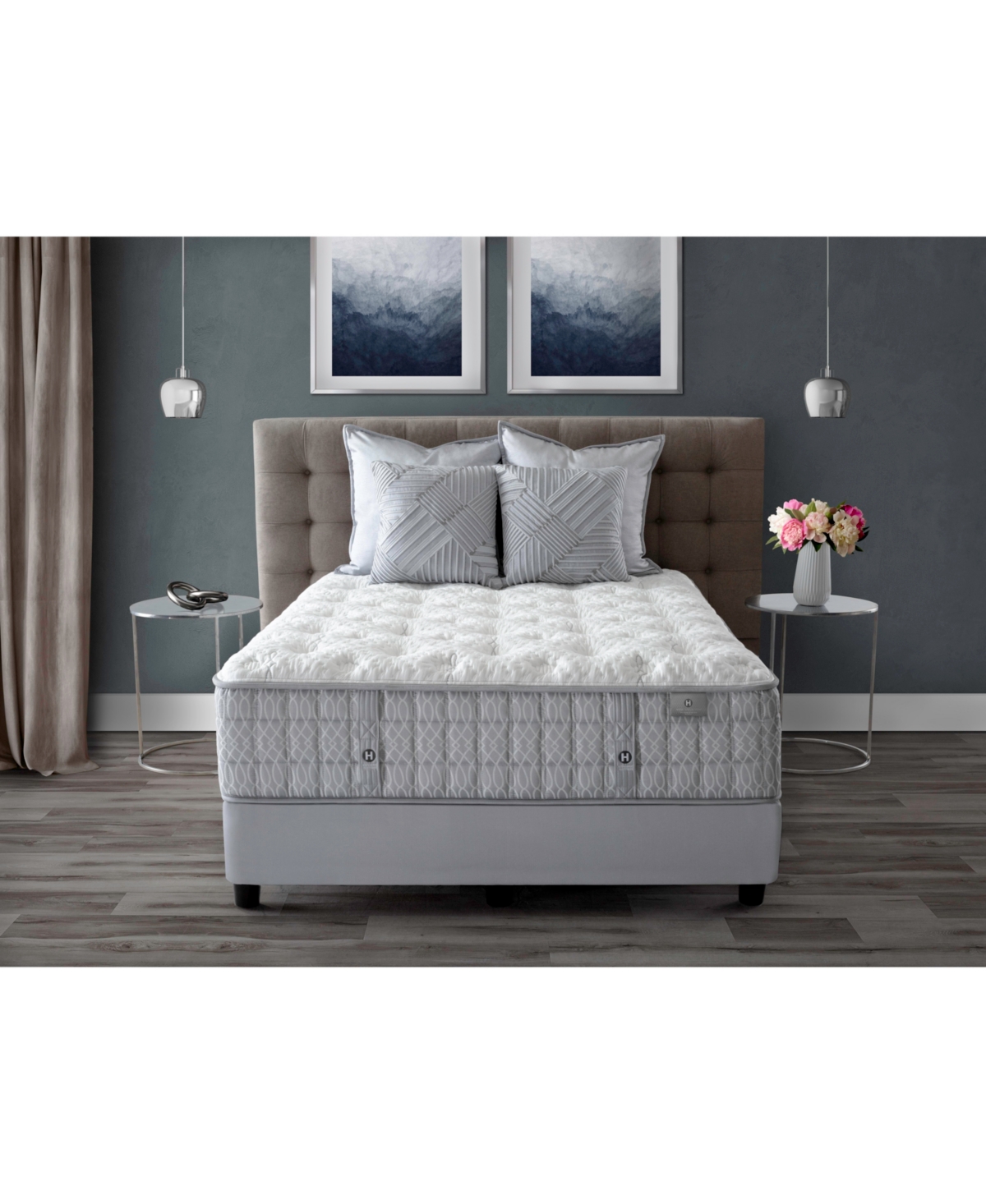 Hotel Collection By Aireloom Holland Maid Coppertech Silver Natural 14.5" Firm Mattress Set- Twin Xl, Created For Mac In No Color