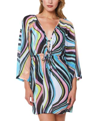 Sanctuary - Wavy Printed Swim Cover Up