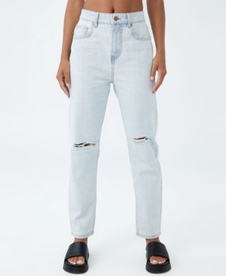 COTTON ON Women's Mom Denim Jeans - Macy's