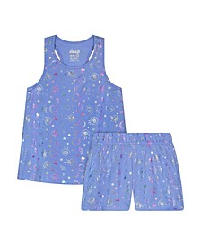 Big Girls Tank Top and Shorts Pajama Set, 2 Piece