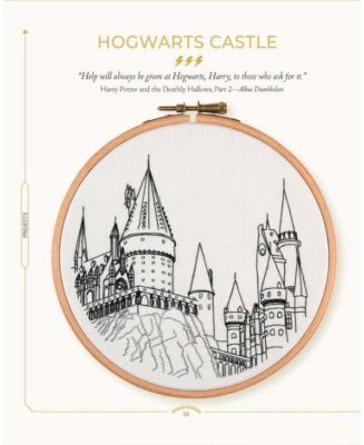 Harry Potter Embroidery by Deborah Wilding