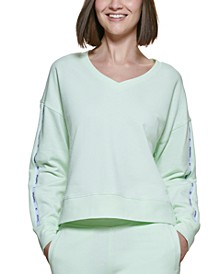 Women's V-Neck High-Low Sweatshirt