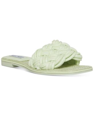 steve madden woven slide sandals