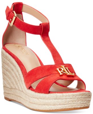 ralph lauren wedges macys