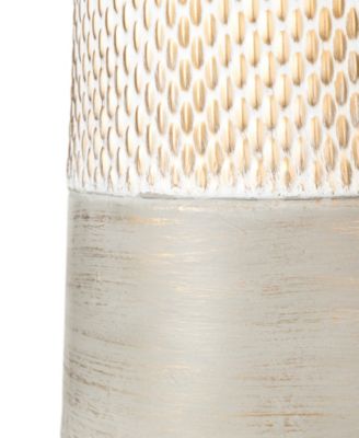 Modern Farmhouse - Modern Industrial Textured Table Vases, Set of 2