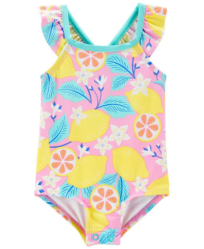 Carter's Baby Girls Tangerine One-Piece Swimsuit - Macy's