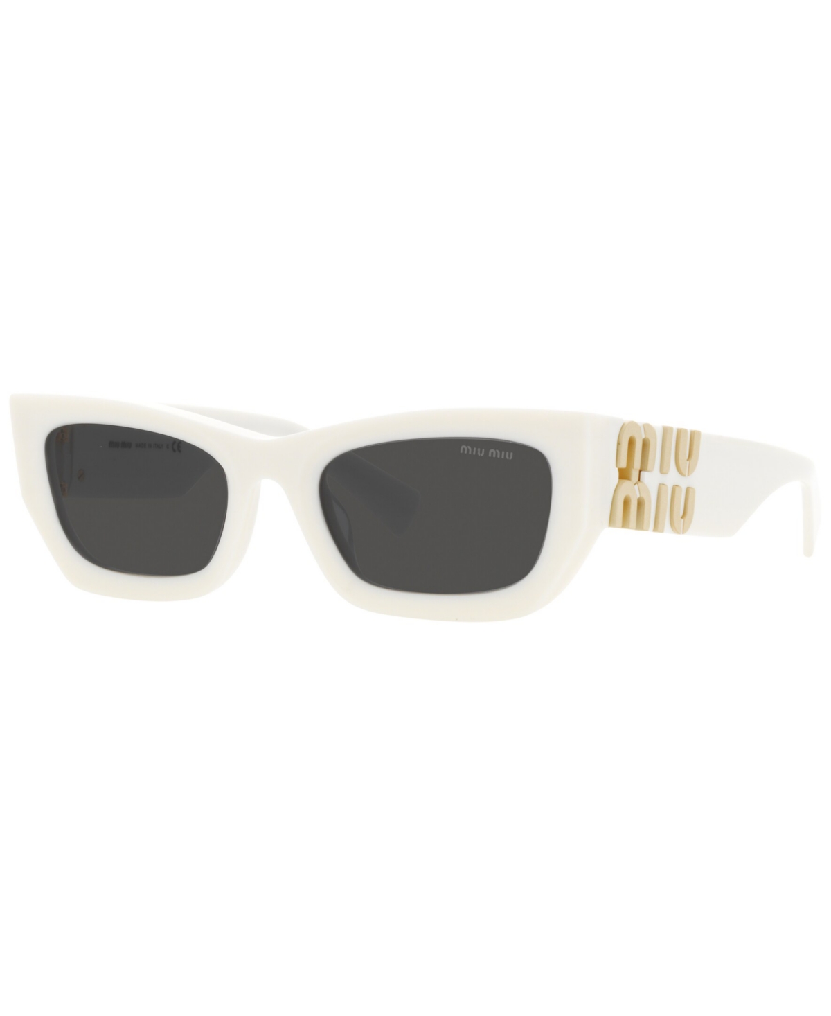 Miu Miu Eyewear Collection Sunglasses In White