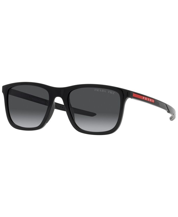 PRADA LINEA ROSSA Men's Polarized Sunglasses, PS 10WS - Macy's