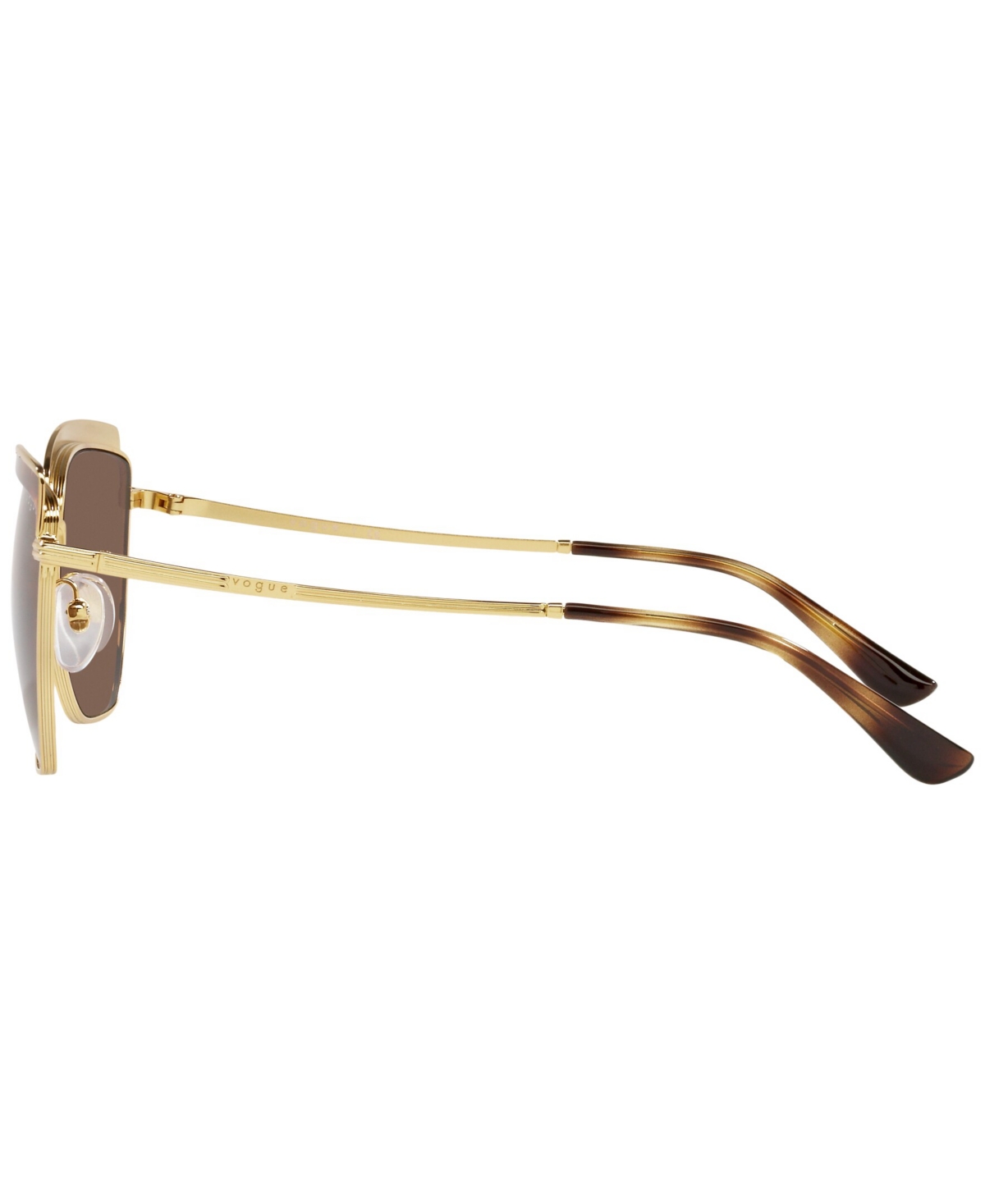 Shop Vogue Eyewear Women's Sunglasses, Vo4234s In Top Havana,gold-tone