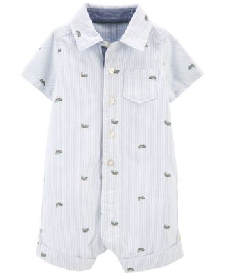 Carter's 1pc Baby Boy Beach Button-Front Romper main image 0