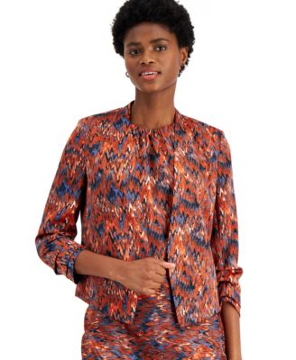 Bar III Women's Ikat-Print Scrunch 