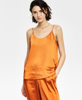 売れ筋商品|||バースリー カットソー トップス レディース Women's Satin Tank Top, Exclusively at Macy's Bar White ID Ideology Women's Tank Tops Shirts & - Macy's
