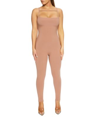 Naked Wardrobe The NW V-ery Deep Jumpsuit - Macy's
