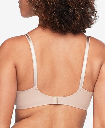 Warners Women's No Side Effects Underarm-Smoothing Comfort Wireless Lightly  Lined T-Shirt Bra 1056, Mink, 38C