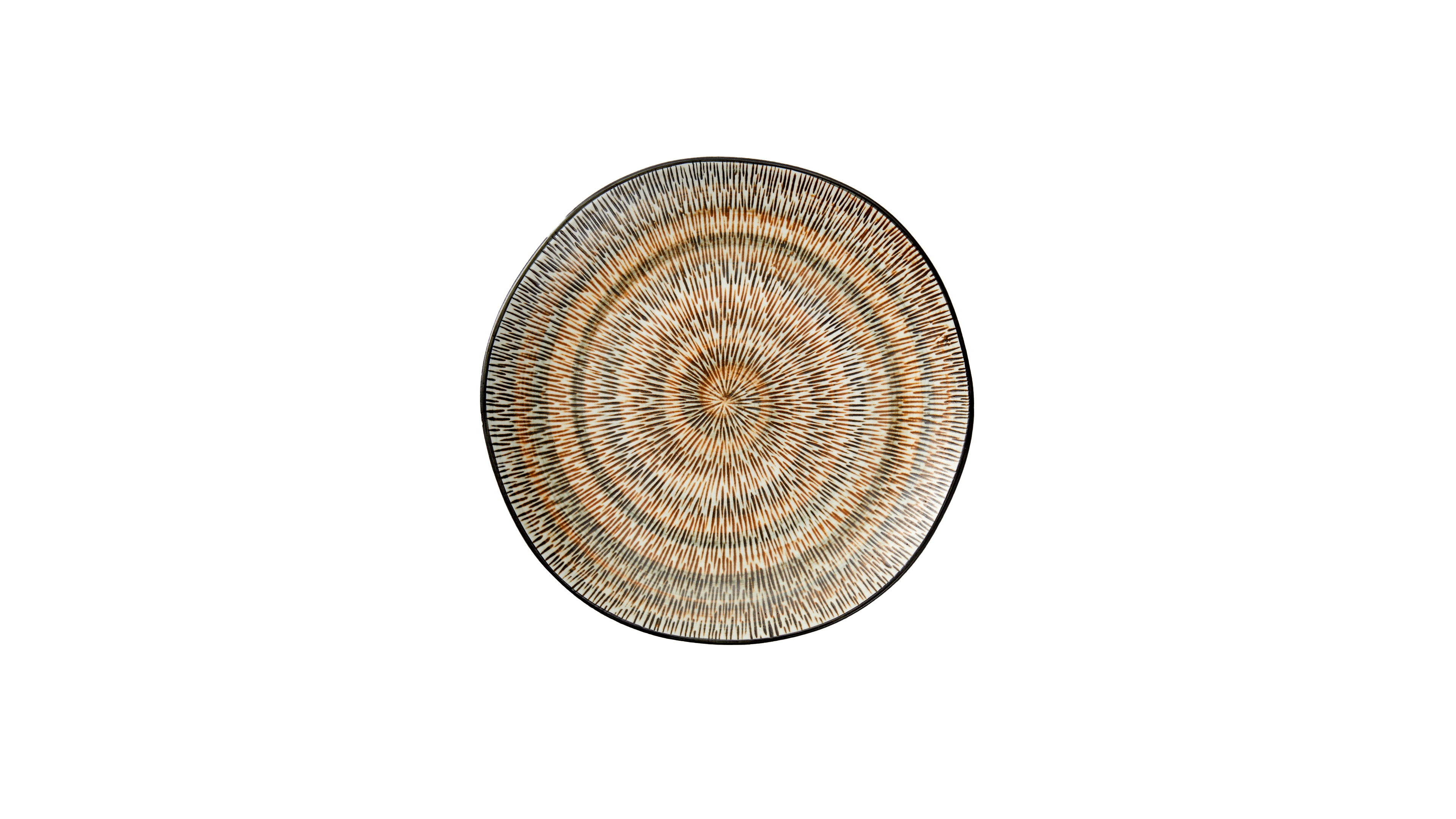 Spiral Sketch Salad Plates, Set of 4