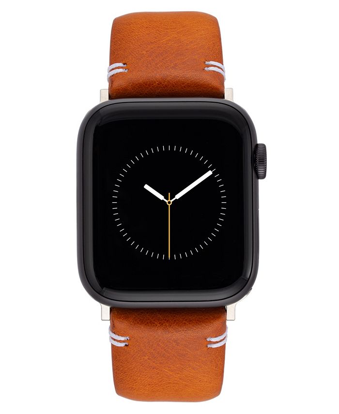 Vince Camuto Men s Honey Brown Smooth Leather Band Compatible with