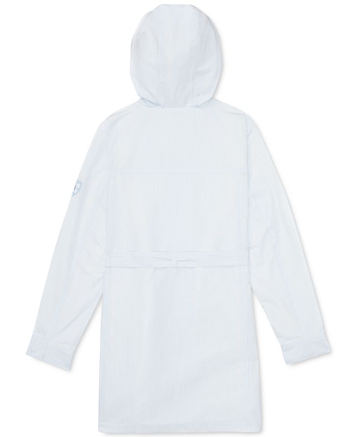 Tommy Hilfiger Women's Zipper Hooded Stripe Jacket Macy's