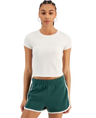 Hippie Rose - Juniors' Ribbed T-Shirt