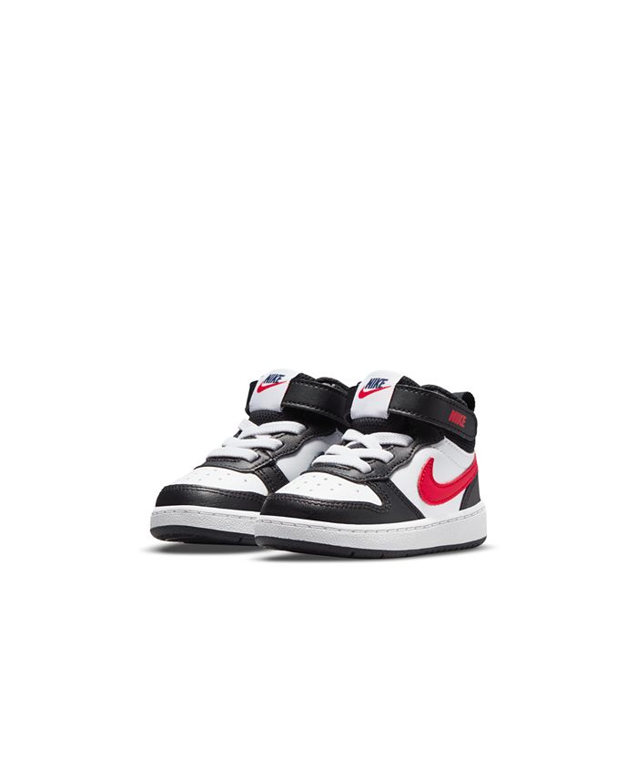 macys.com | Nike Toddler Boys Court Borough Mid 2 Stay-Put Casual Sneakers from Finish Line