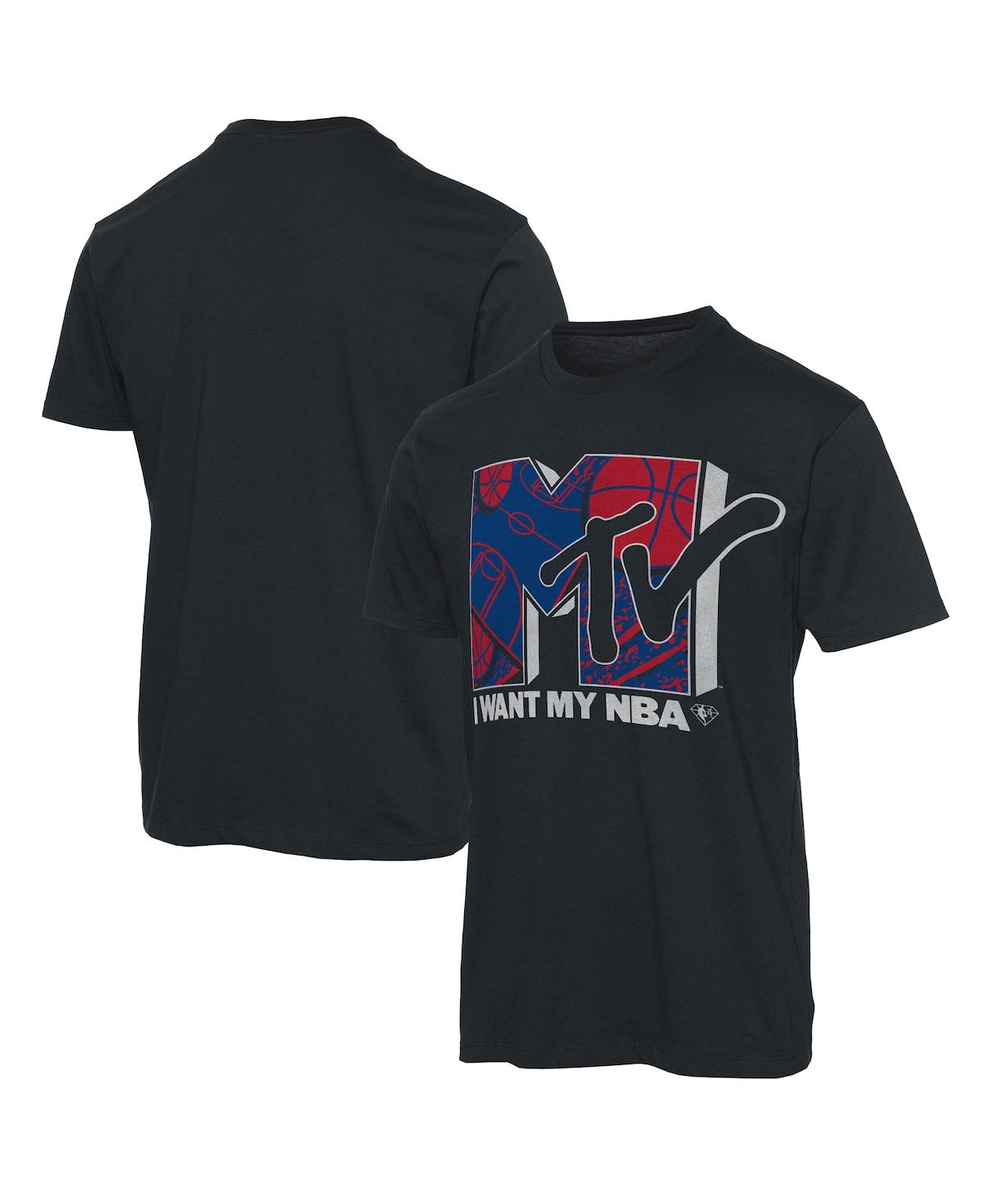 Men's Black Nba x Mtv I Want My T-shirt - Black