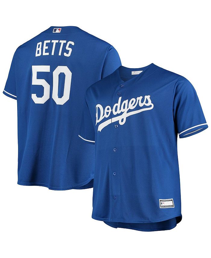 Men's Mookie Betts Royal Los Angeles Dodgers Big and Tall Replica Player  Jersey