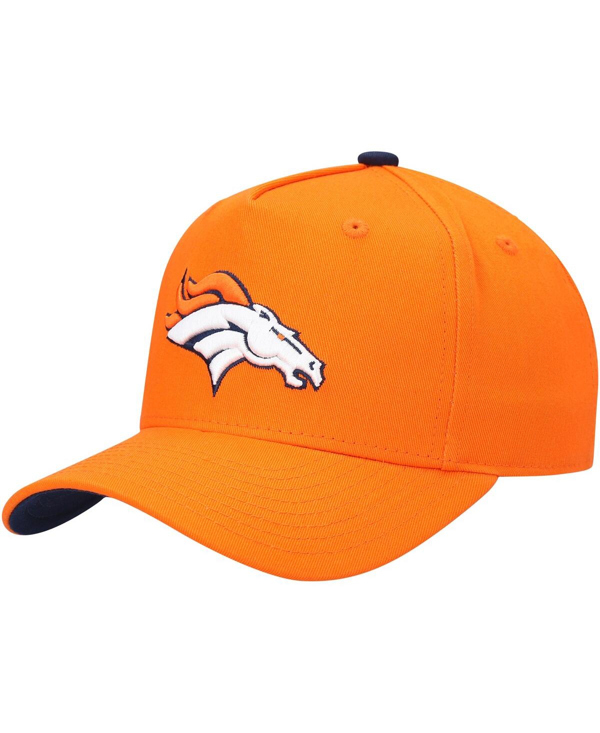 Outerstuff Kids' Big Boys Orange Denver Broncos Pre-curved Snapback Hat