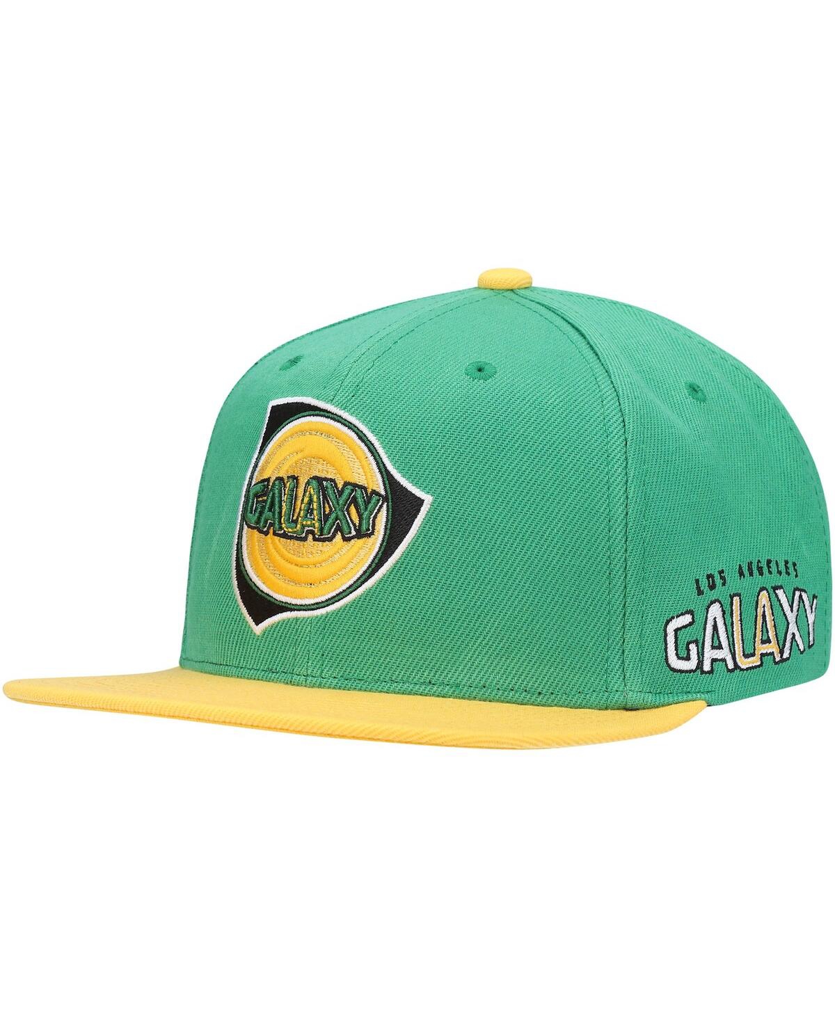 Men'sLa Galaxy Historic Logo Since '96 Two-Tone Snapback Hat - Green