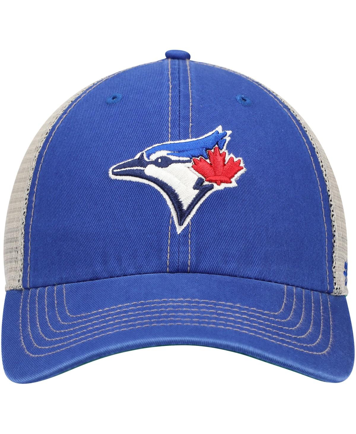Men'sToronto Blue Jays Trawler Clean Up Trucker Snapback Hat - Royal