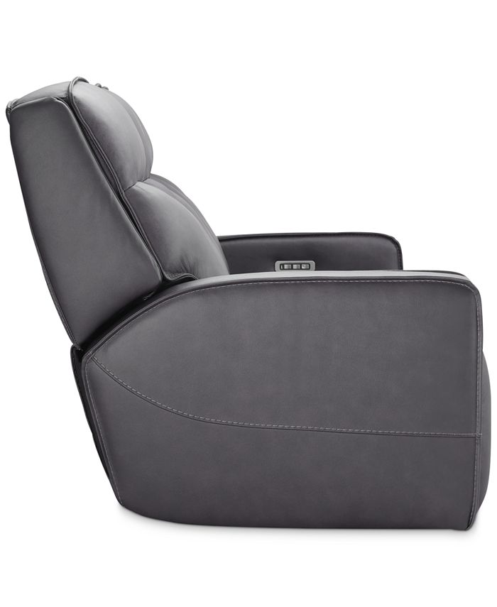 Furniture Dextan Leather 3Pc. Sofa with 2 Power Recliners, Created for