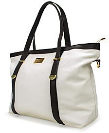 Anna Faux Leather Tote Weekender Travel Bag