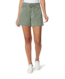 Women's High Rise Pleated Shorts