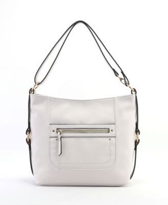 Hobo International pearl offers off-white satchel with matching wallet