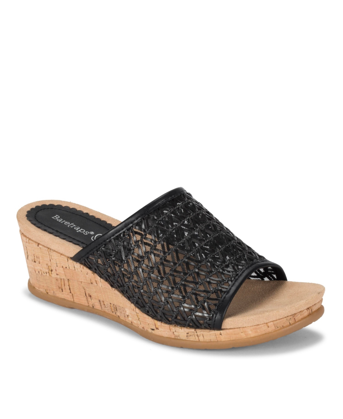 Baretraps Flossey Platform Slide Wedge Sandals Women's Shoes In Sun Multi