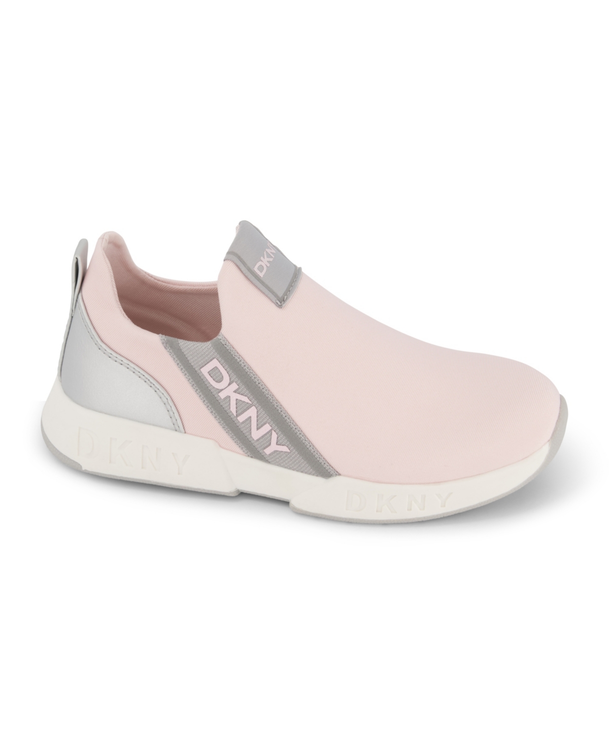 Shop Dkny Little Girls Slip On Sneakers In Blush
