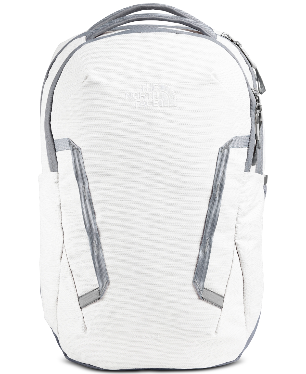 The North Face Women's Vault Backpack In Tnf White Metallic Melange,mid Grey