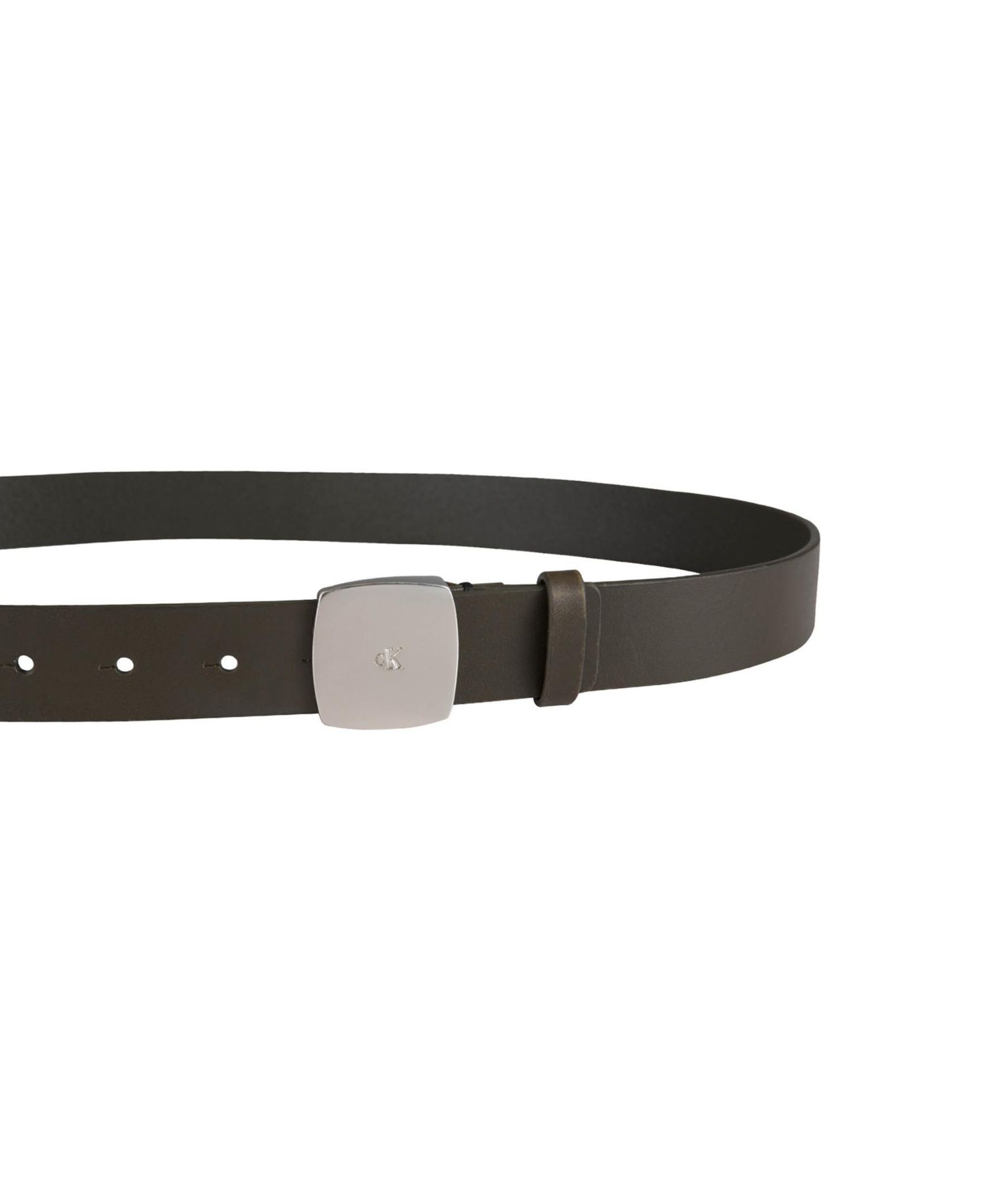 Women's Micro CK Logo Leather Pant Belt